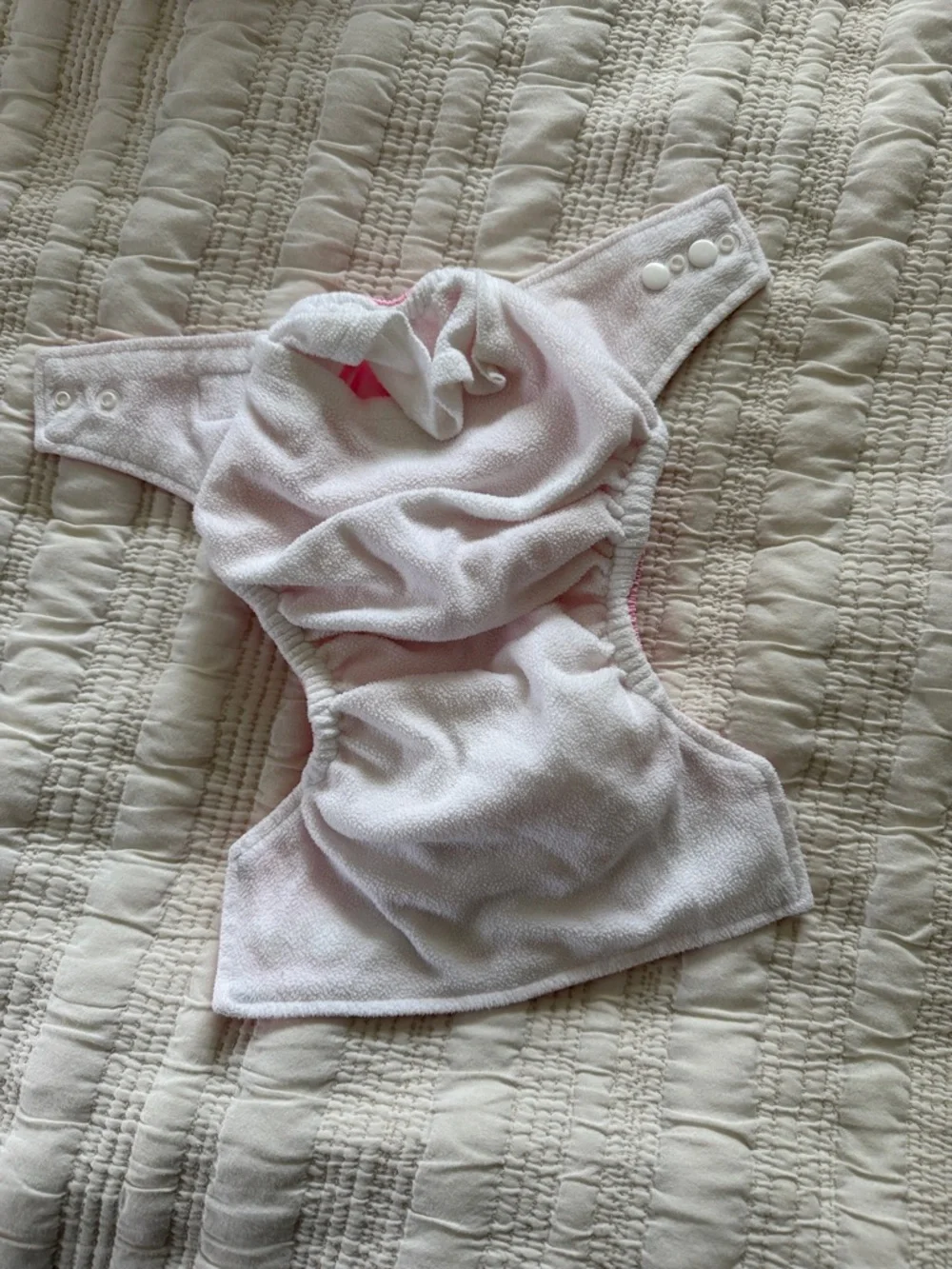 Baby Land Reusable Pink Adjustable Baby Cloth Diaper Cover
